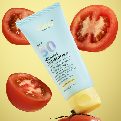 Sunkey Sunscreen - SPF 50 PA++++ Mineral Sunscreen – SPF 50 With Jeju And Tomato Extract(50 g)