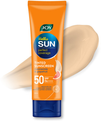 Joy Sunscreen - SPF SPF 50 PA+++ Tinted Mattifying Sunscreen with Natural Tone(50 ml)