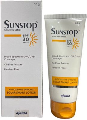SUNSTOP Sunscreen - SPF 30 PA+++ SPF 30 PA+++ SUNSCREEN LOTION(60 g)