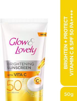 Glow & Lovely Sunscreen - SPF 50 Brightening Sunscreen SPF 50, 50g(50 g)