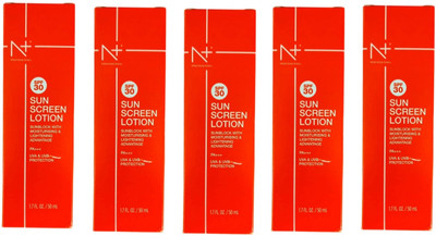N PLUS PROFESSIONAL Sunscreen - SPF 50 PA+++ Sun Screen Lotion UVA & UVB Protection 50ml Pack of 5(250 ml)