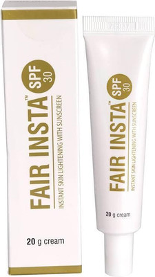 FAIR INSTA Sunscreen - SPF 50 PA+++ Instant Skin Lightening With Sunscreen(20 g)