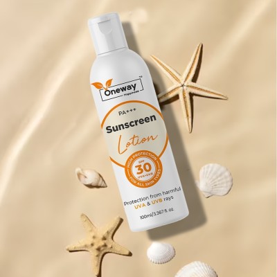 Oneway Happiness Sunscreen - SPF 30 PA+++ Sunscreen Lotion(100 ml)