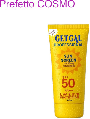 Prefetto COSMO Sunscreen - SPF 50 PA+++ Pore-Minimizing Sunscreen SPF 50 PA++++ with Blue Light Tech(60 ml)