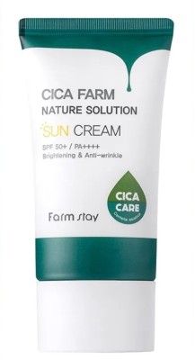 Farmstay Sunscreen - SPF 50 PA++++ Korean Cica care nature solution multi purpose sunscreen(50 g)