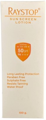 RAYSTOP Sunscreen - SPF 50 PA+++ Sunscreen Lotion SPF 50(100 g)