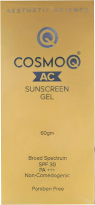 CosmoQ Sunscreen - SPF 50 PA+++ AC Sunscreen Gel(60 g)