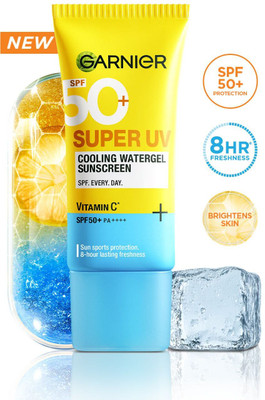 GARNIER Sunscreen - SPF 50 PA++++ Super UV Cooling Gel sunscreen(60 ml)