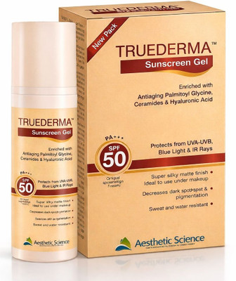 AESTHETIC SCIENCE Sunscreen - SPF 50 PA+++ Truederma sunscreen gel(50 g)
