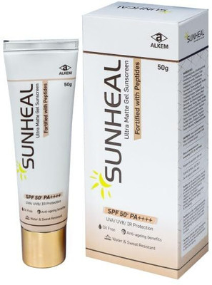 Sunheal Sunscreen - SPF 50 PA++++ Ultra Matte Gel Sunscreen With UVA/UVB/IR(50 g)