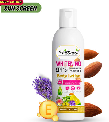 Phillauri Sunscreen - SPF 50 PA+++ Glow+Sunscreen with SPF 15 for Blue Light Protection Lotion(100 ml)