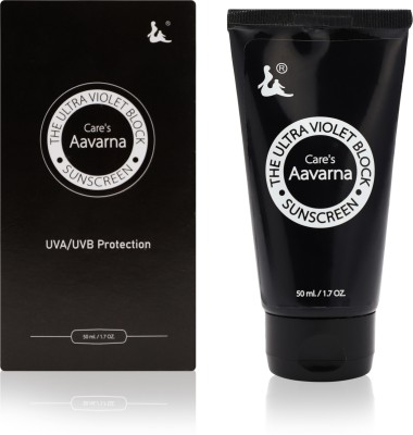 Care Cosmetics Sunscreen PA+ Care's Aavarna - SUNSCREEN | ULTRA VIOLET BLOCK | FOR ALL SKIN | 50ml (2 Pack)(100 ml)