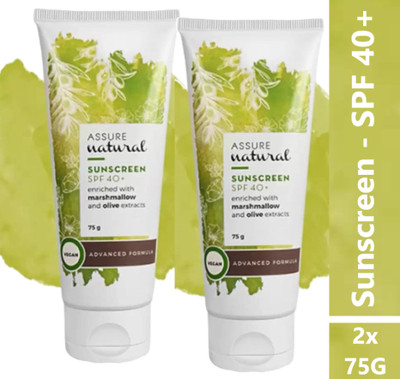 ASSURE Sunscreen - SPF 50 (enriched with marshmallow and olive extracts)(150 g)