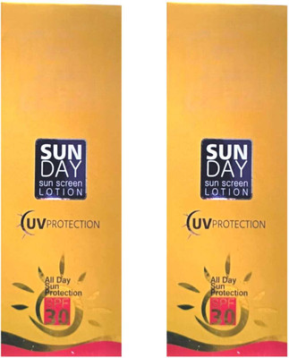 DOOMSDAY Sunscreen - SPF 30 PA+++ SUN DAY SUNSCREEN LOTION FOR UVA/UVB PROTECTION SKIN PACK OF 50ml x 2(100 ml) DOOMSDAY Sunscreen - SPF 30 PA+++ SUN DAY SUNSCREEN LOTION FOR UVA/UVB PROTECTION SKIN PACK OF 50ml x 2(100 ml)