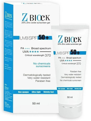 Z-Block Sunscreen - SPF 50 PA++++ Sunscreen(50 ml)