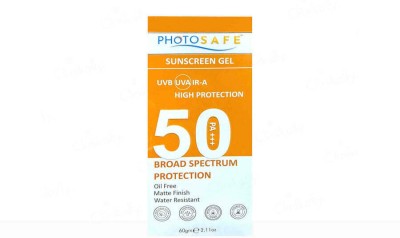 PHOTOSAFE Sunscreen - SPF 50 PA+++ Broad Spectrum Mineral Sunscreen Gel SPF(60 ml)