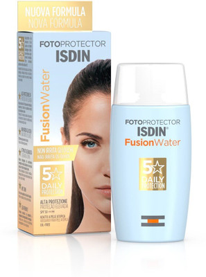 Maree Sunscreen - SPF 50 The ISDIN Fotoh protector Fusion Water SPF 50(50 ml)