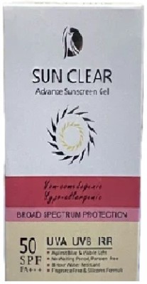 Sunclear Sunscreen - SPF 50 PA+++ ADVANCE SUNSCREEN GEL(60 ml)