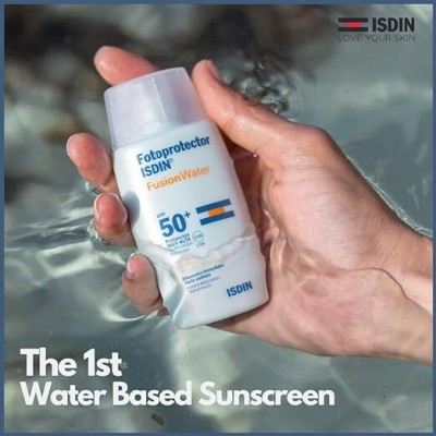 isdiN Sunscreen - SPF 50 Fotoprotector Fusion Water Sunscreen(50 ml)