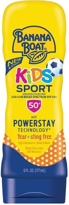 Banana Boat Sunscreen - SPF 50+ PA+ kids sport sunscreen lotion SPF50+ 177ml(177 ml)