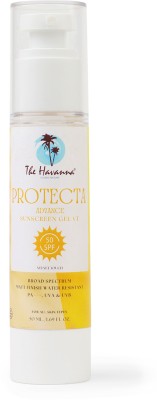 The Havanna Sunscreen - SPF 50 PA+++ Protecta Advance Sunscreen Gel | Broad Spectrum Matt Finish | Water Resistant(50 ml)