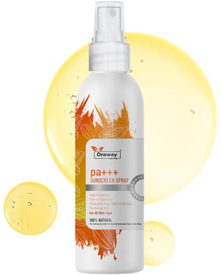 Oneway Happiness Sunscreen - SPF 30 PA+++ Ultra Light Sunscreen Spray SPF 30 | Sweat & Water Resistant Formula(100 ml) Oneway Happiness Sunscreen - SPF 30 PA+++ Ultra Light Sunscreen Spray SPF 30 | Sweat & Water Resistant Formula(100 ml)