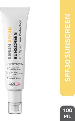 Cos-IQ Sunscreen - SPF 30 PA++++ Sunprotect Daily Use Sunscreen Serum(100 ml)