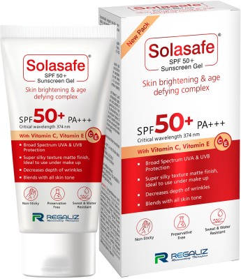 solasafe Sunscreen - SPF 50 PA+++ SPF 50+ Silicone Sunscreen, 50gm(50 ml)