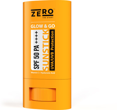 Zero The Start Sunscreen - SPF 50 PA++++ Vitamin C Sunscreen Stick with Hyaluronic Acid & Orange Butter(20 g)