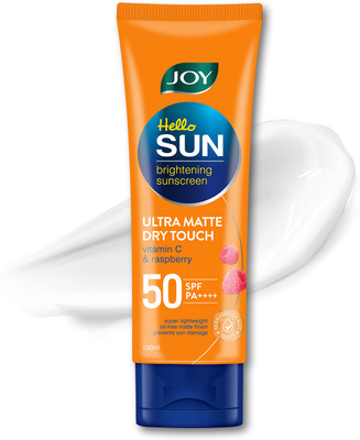 Joy Sunscreen - SPF 50 PA++++ Ultra Matte Dry Touch Sunscreen For Oily Skin(100 ml)
