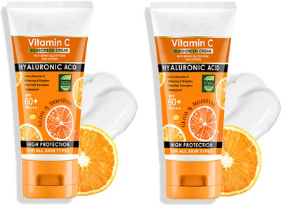 ADJD Sunscreen - SPF 60 PA+++ Combo Vitamin C Sunscreen Cream Spf 60(120 g)