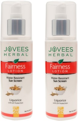 JOVEES Fairness Lotion Sunscreen | Water Resistance | All Skin Type(200 ml)