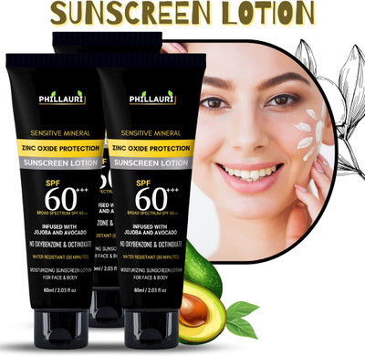 Phillauri Sunscreen - SPF 50 Sunscreen Lotion for Oily & Combination Skin | Non Greasy Sunscreen Protection(180 ml)