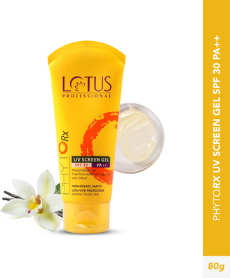 Lotus Professional Sunscreen - SPF 30 PA++ PROFESSIONAL PHYTO-Rx UV SCREEN GEL(80 g)
