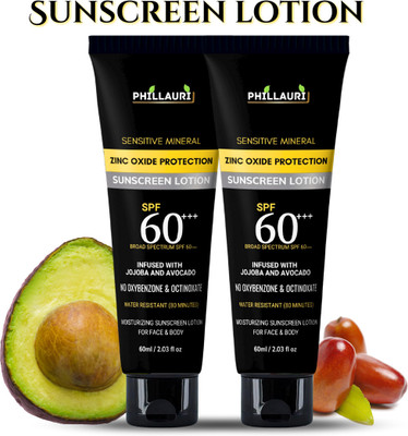 Phillauri Sunscreen - SPF 50 Brightening & Moisturising Sunscreen Lotion for Man & Woman(120 ml)