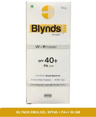 Blynds Sunscreen - SPF 50 PA+++ Emulgel 40+ & PA+++ Sunscreen Gel 50g(50 g)