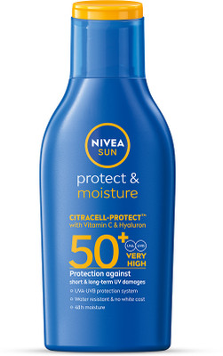 NIVEA Sunscreen - SPF 50+ PA++++ UVA UVB, Moisturizing Lotion with Vitamin E, For Men & Women(75 ml)