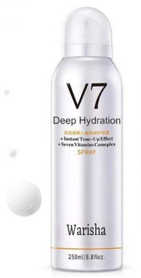 WARISHA Sunscreen - SPF 50 PA++ Bioqua V7 deep hydration instant whitening spray(200 ml)