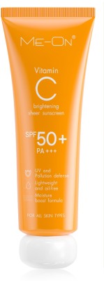 Me-On Sunscreen - SPF 50 PA+++ Vitamin C Sunscreen(100 g)