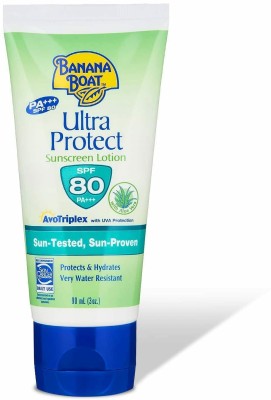 Banana Boat Sunscreen - SPF 80 PA++++ Ultra Protect Sunscreen Lotion SPF 80 PA++, 90 ml(90 ml)