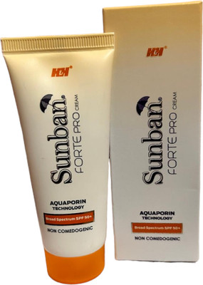 sunban Sunscreen - SPF 50 PA++++ Forte Cream Broad Spectrum Sunscreen(60 g)