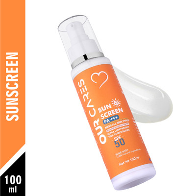 Ourcares Sunscreen - SPF 50 PA++++ Sunscreen Spf 50 for Oily Skin Women & Men No White Cast |Broad Spectrum PA ++++(100 ml)