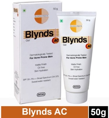 Blynds Sunscreen - SPF 30+ PA+++ AC Gel For Acne Prone Skin(50 g)