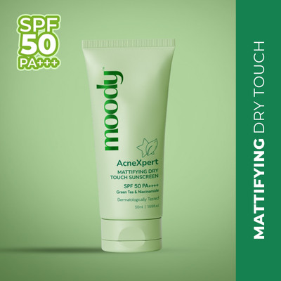 MOODY Sunscreen - SPF 50 PA+++ AcneXpert Sunscreen(50 ml)
