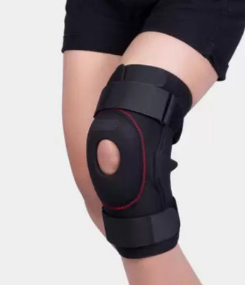 rsc healthcare Knee Support Hinged (Neoprene), for Joint Stability & Pain Relief Knee Support(Black)