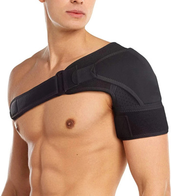 ComportSpa Recovery Shoulder Brace-Highest Support. Adjustable Relief for Injuries Shoulder Shoulder Support(Black)