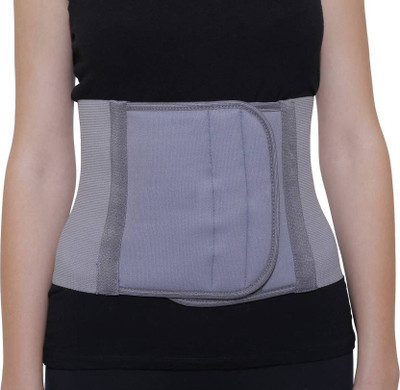 Mulkraj Ortho N-abdominal belt after delivery for tummy reduction waist support abdominal-32 Back / Lumbar Support(Grey)