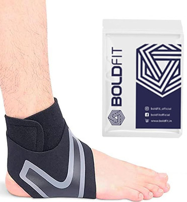 BOLDFIT Ankle Support Ankle Brace for Men and Women Ankle Band Ankle Binder Ankle Support(Black)
