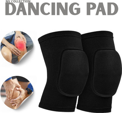 NV COLLECTION FlexiGlide Knee Pads designed to support flowing moves in contemporary dance Knee Support(Black)