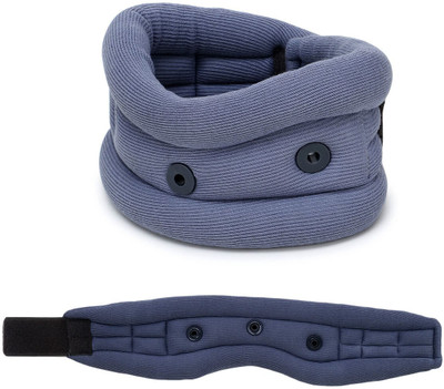 SELVA Adjustable Extra Soft Cervical Collar Support For Relieves Pain Neck Support(Grey)